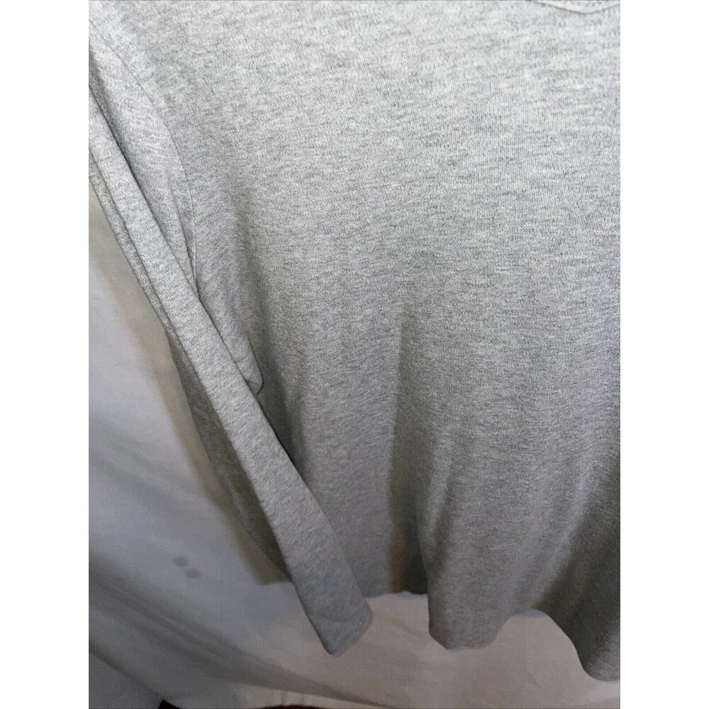 Quacker Factory Women’s Casual Blouse Size Large Gray Comfort Going Out Party